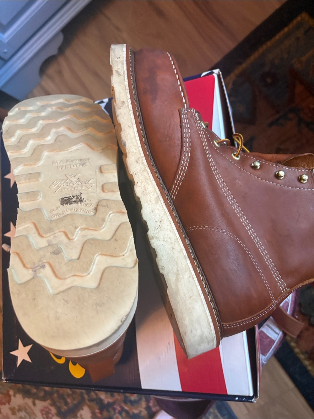 Thorogood Mens 10.5 Boot waterproof and composite toe protection not steel EXC - Picture 8 of 9